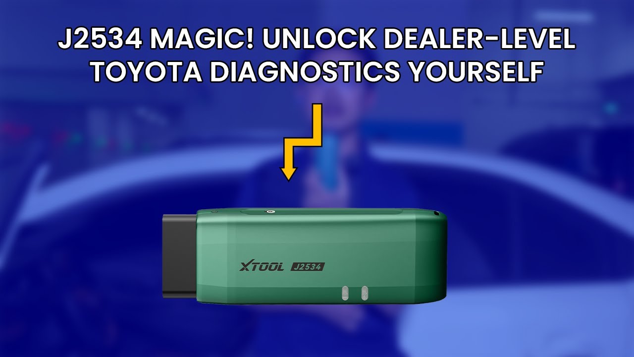 🔧 J2534 Magic: Unlock Dealer-Level Toyota Diagnostics Yourself
