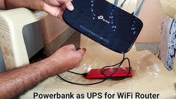 How to use PowerBank as UPS for WiFi Router