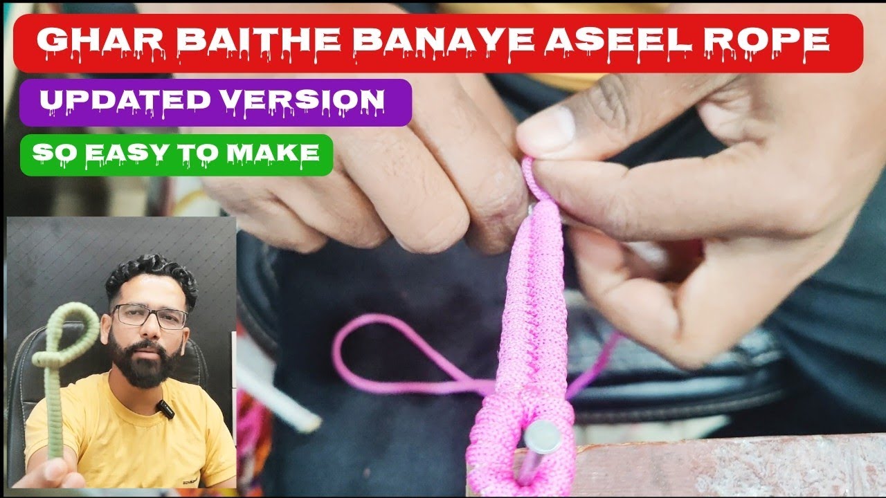 Learn How To Make Aseel Leg Rope At Home