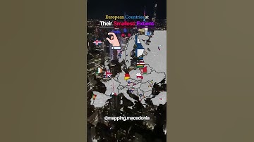 European Countries at Their Smallest Extent #small #europe #map #mapping #viral #short
