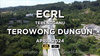 ECRL Terengganu - DUNGUN (Terowong Dungun) 4K Drone April 2024