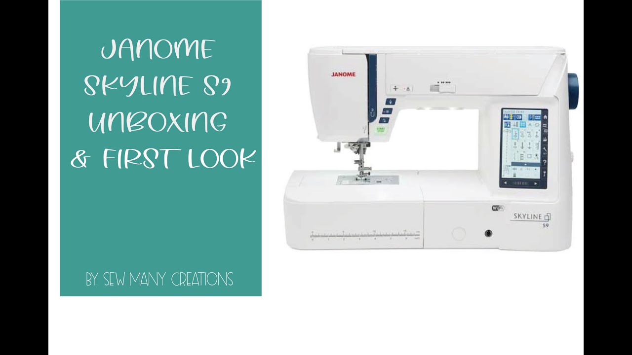 Unboxing Janome Sorbet Domestic Sewing Machine, Quick Sewing Tips #9