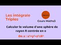 Calculer le volume dune sphre de rayon r centre en o