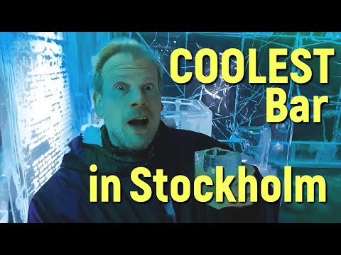 Video: Ta en drink på isbaren i Stockholm, Sverige