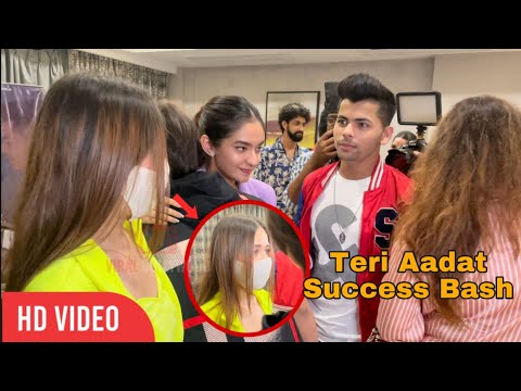 Jannat Zubair, Ayaan Zubair join Siddharth Nigam and Anushka Sen Teri Aadat Success Bash