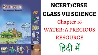 Chapter 16 (Water: A Precious Resource) Class 7 SCIENCE NCERT (UPSC/PSC+School Education)
