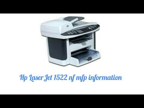 HP LaserJet M1522nf MFP information