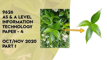 9626 NOVEMBER 2020 AS & A LEVEL IT PAPER 4