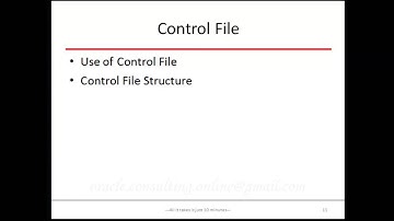 Oracle Architecture for the Database Administrator - I