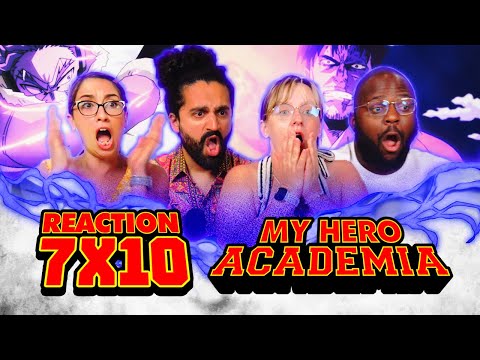 My Hero Academia - 7x10 Wounded Hero, Burning Bright and True!! - Group Reaction
