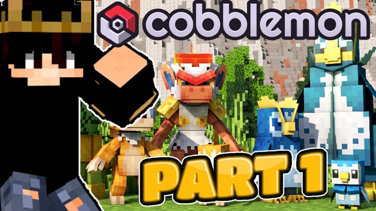 Cobblemon Minecraft Part 1 - Exploring The World!! - YouTube