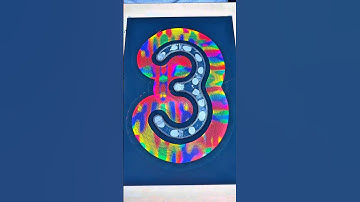 The Choreography of Colors in the Shape of a 3 #spirographshr #satisfying #asmr #art #usa #relax