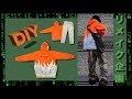 vlog19|「古着リメイク企画-6」QUIKSILVERのパーカとLEVI’Sのジーパン・秋服コーデ・hoodie  remake/卫衣改造