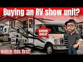 RV deals at the show - are they real &amp; worth it??