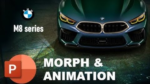 BMW PowerPoint Presentation with Morph and Animation effects.