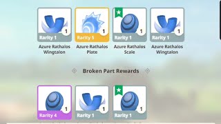 Azure Rathalos Plate In Hunt-A-Thon