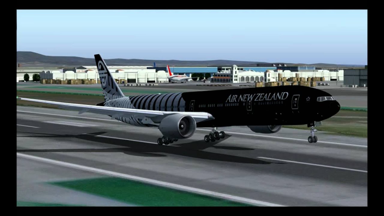 777300ER AIR NEW ZEALAND AUCKLAND LOS ANGELES YouTube