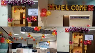 Balloon decoration For Office Inauguration Function, Welcome Decoration in Office @JOLEvents screenshot 3