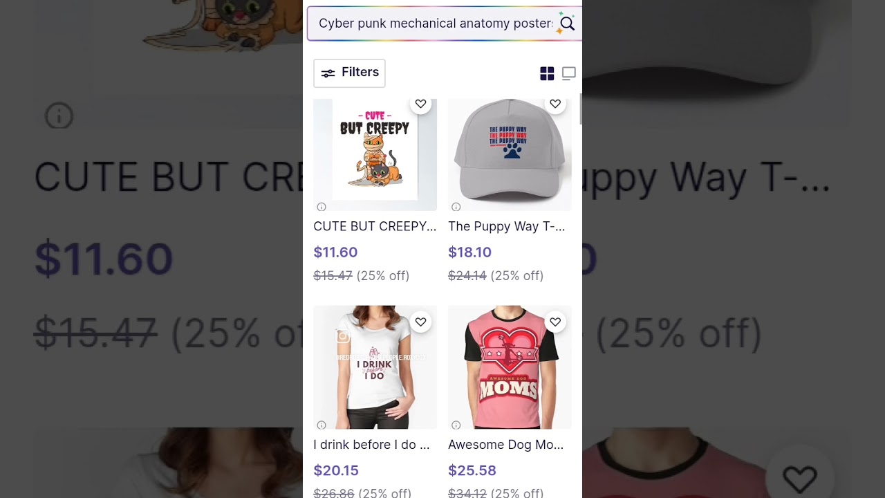 Top 5 - Limited Time ONLY 25% off Redbubble.com/people/roxycox  Apparel 4 everyone! 