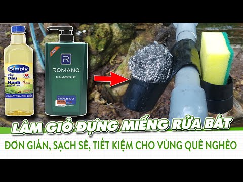 Video Dùng Chai Nhựa Chế Thành 2 Giỏ Đựng Miếng Rửa Bát, Đơn... - youtube