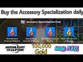 Moonlight Sculptor: Buy the Accessory Specialization pack from Shop!