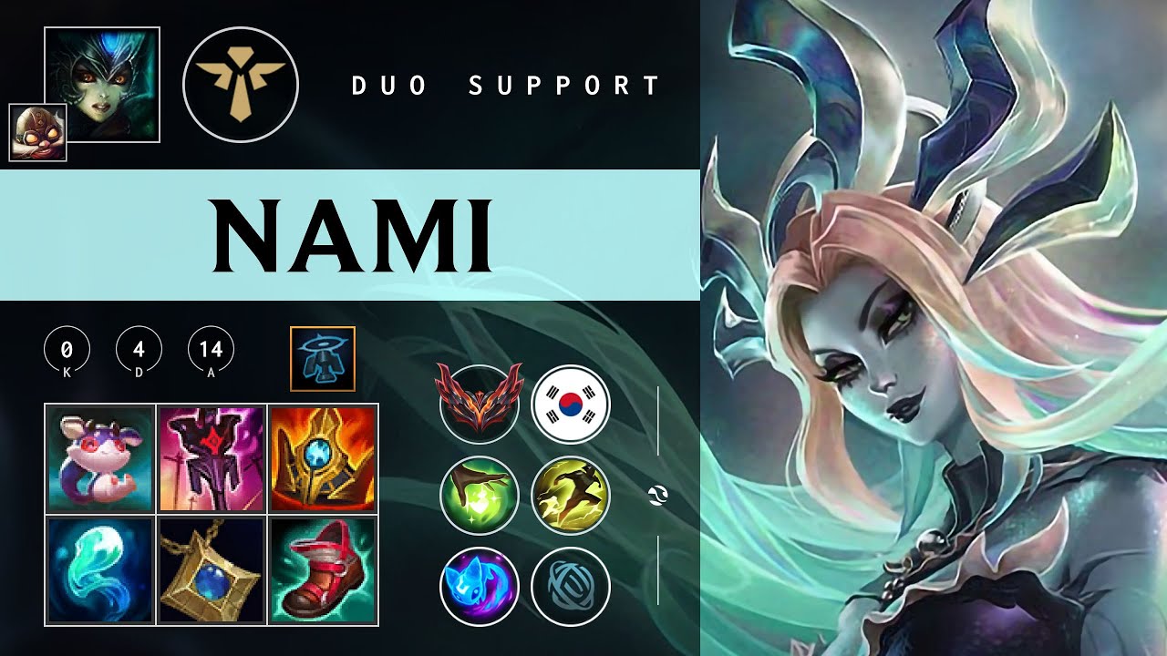 Nami Support vs Lulu - KR Grandmaster Patch 26.02