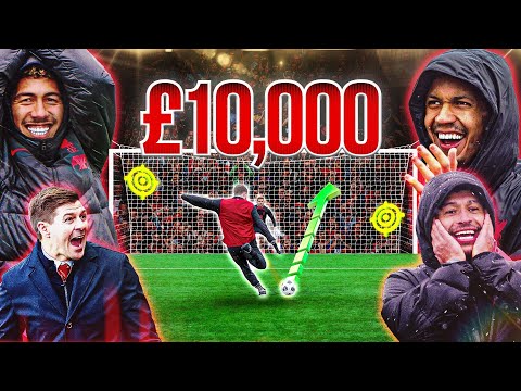 ULTIMATE £10k FAN PENALTY CHALLENGE | With Gerrard, Firmino, Ox & Fabinho