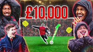 ULTIMATE £10k FAN PENALTY CHALLENGE | With Gerrard, Firmino, Ox \& Fabinho