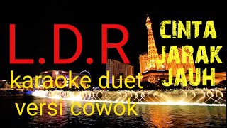 CINTA JARAK JAUH - karaoke duet cowok