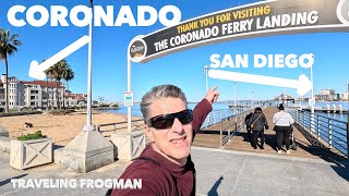 CORONADO CALIFORNIA | FERRY LANDING CONNECTS TO DOWNTOWN SAN DIEGO