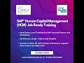 SAP Human Capital Management (HCM) - Job Ready Training from CertHub