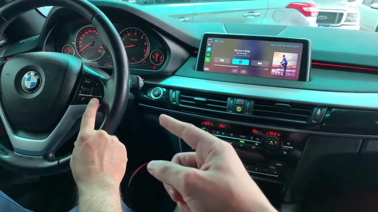 BMW X5 - Instalação Apple CarPlay - Demonstração conexão automática - ArtsomAuto