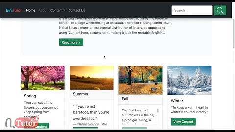 Introduction to Bootstrap - Example Project (Amharic Lang.)