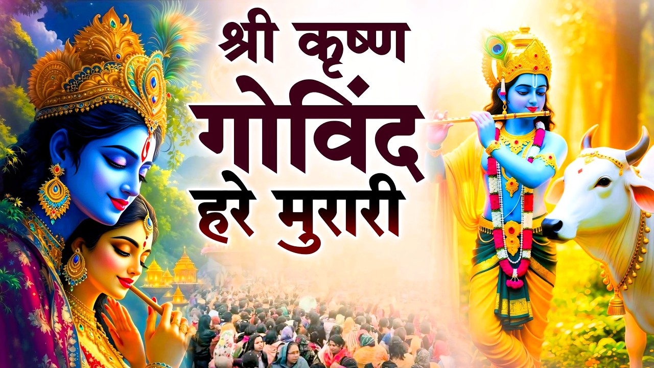 श्री कृष्णा गोविन्द हरे मुरारी - भजन | Shri Krishna Govind Hare Murari | Krishan Bhajan 2026