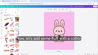 How to draw a cute bunny using Canva screenshot 3