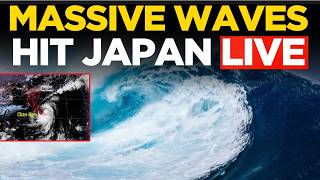 Japan LIVE CAM | Mass Flight Cancellations At Haneda & Narita As Storm Nears Landfall | Typhoon LIVE