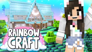 💙Building an Aether Vacation Home! Rainbowcraft Ep.23