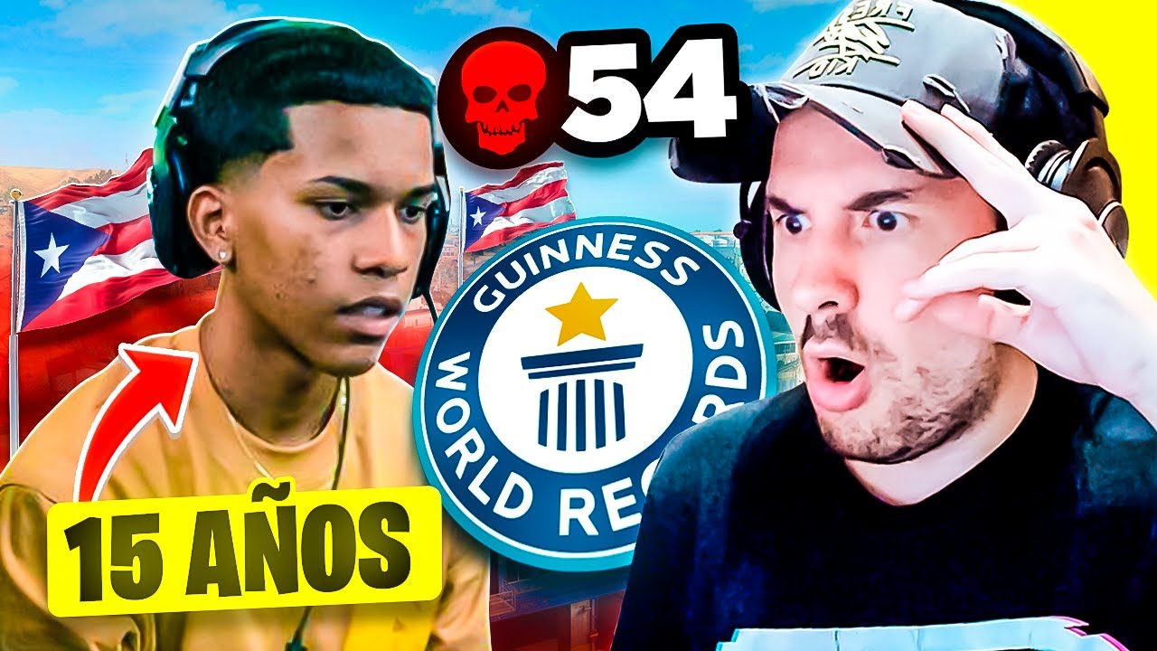 Puertorriqueño de 15 AÑOS es MEJOR que DIAZBIFFLE y logra este RECORD MUNDIAL *54 KILLS*