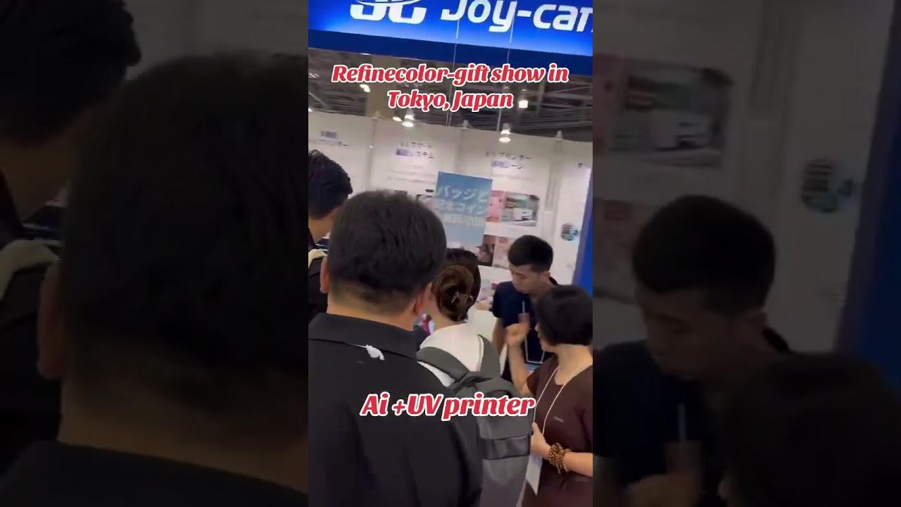 Refinecolor Gift show in Tokyo,Japan | A3 UV printer +AI 