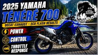 2025 Yamaha Tenere 700 Decat Exhaust Testing: Flashed by Vcyclenut Turning up the volume!!