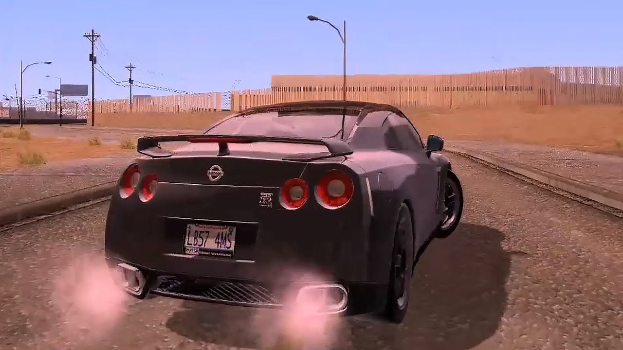 GTA San Andreas 2010 Nissan GT-R R35 Spec-V Gameplay (Graphics MODS)