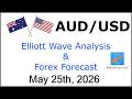 AUD USD Elliott Wave Analysis | Forex Forecast | May 25 2026 | AUDUSD Analysis Today