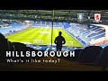 Visiting the famous hillsborough stadium  sheffield wednesday matc.ay on the kop