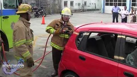 Minister Perinchief Uses Jaws Of Life, Oct 29 2012