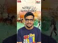 #WorldClassics-e shunun Jane Austen er lekha Sense &amp; Sensibility! #shorts