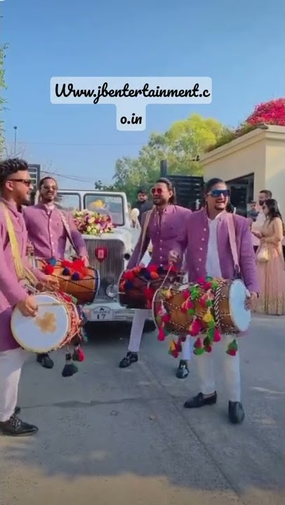 Jb Entertainment Dhol Team luxury wedding dhol team #weddingdhol #punjabidhol #stylishdholteam