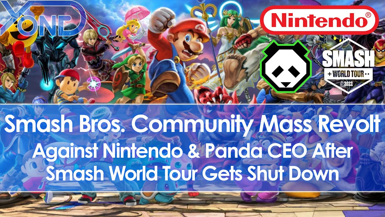 Super Smash Bros Community Revolt Against Nintendo & Panda CEO After Smash World Tour Gets Shut Down