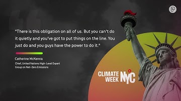 NY Climate Week: Catherine McKenna