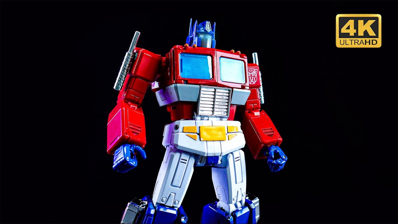 Transformers Masterpiece 44 Convoy Optimus Prime review stop motion ...