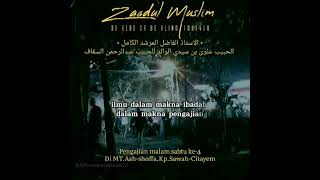 Zaadul Muslim - Cinta adalah saling menjaga perasaan yang ada! #zm